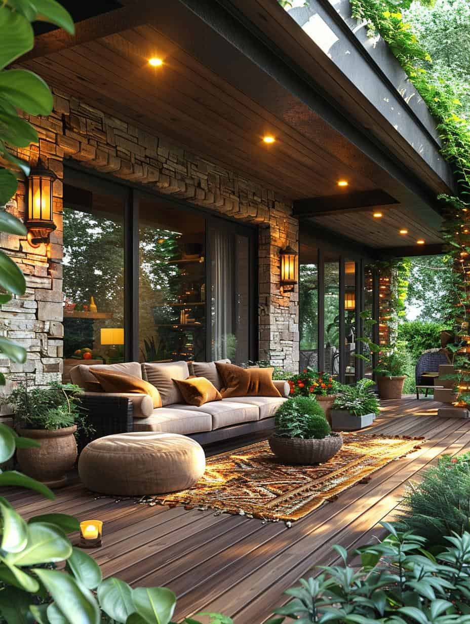 15 Stunning Small Front Deck Ideas - Household Advice